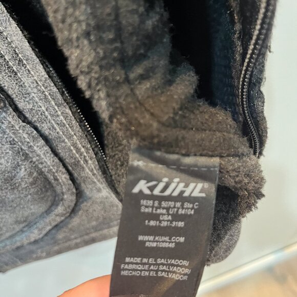 Kuhl Grey Dani Sherpa Vest Women's Size M Full Zip with Pockets - Picture 7 of 7